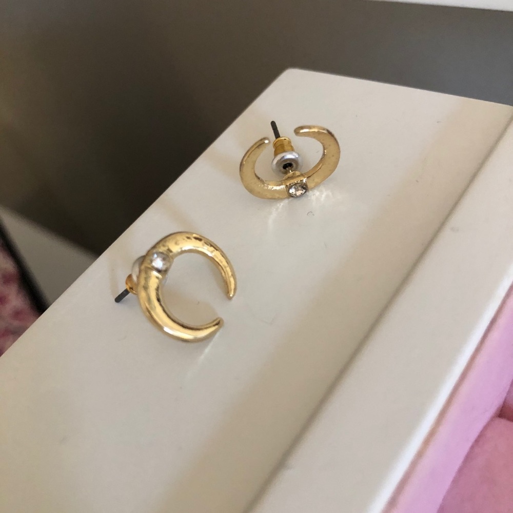 Crescent moon earrings